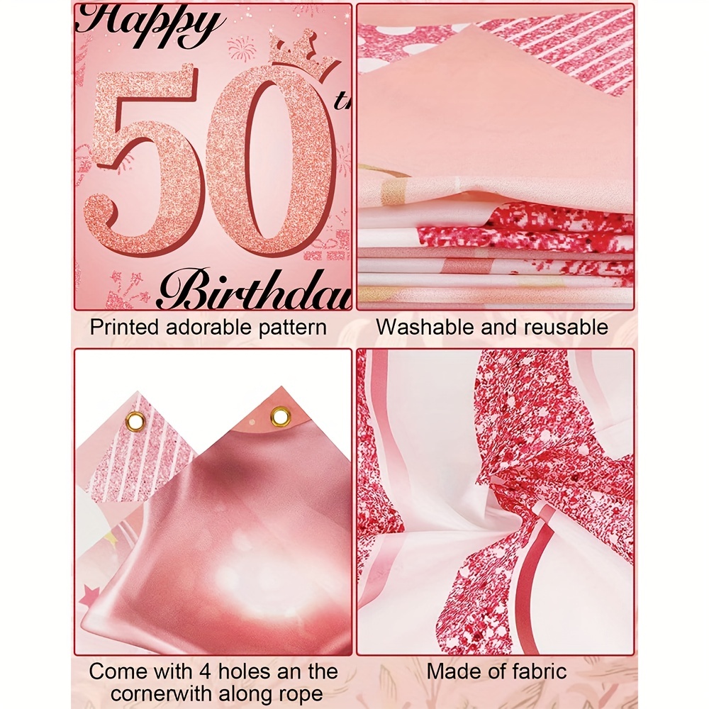 25 Pezzi Set Palloncini Dorati Rosa Decorazioni Festa '80° - Temu  Switzerland