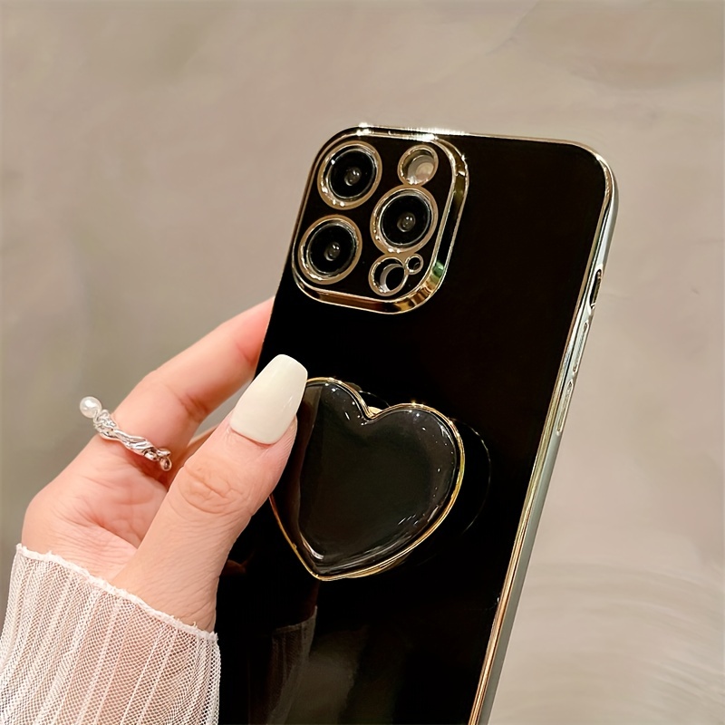 For iPhone 15 Pro Max 14 Plus 13 12 Bling Glitter Star Love Heart