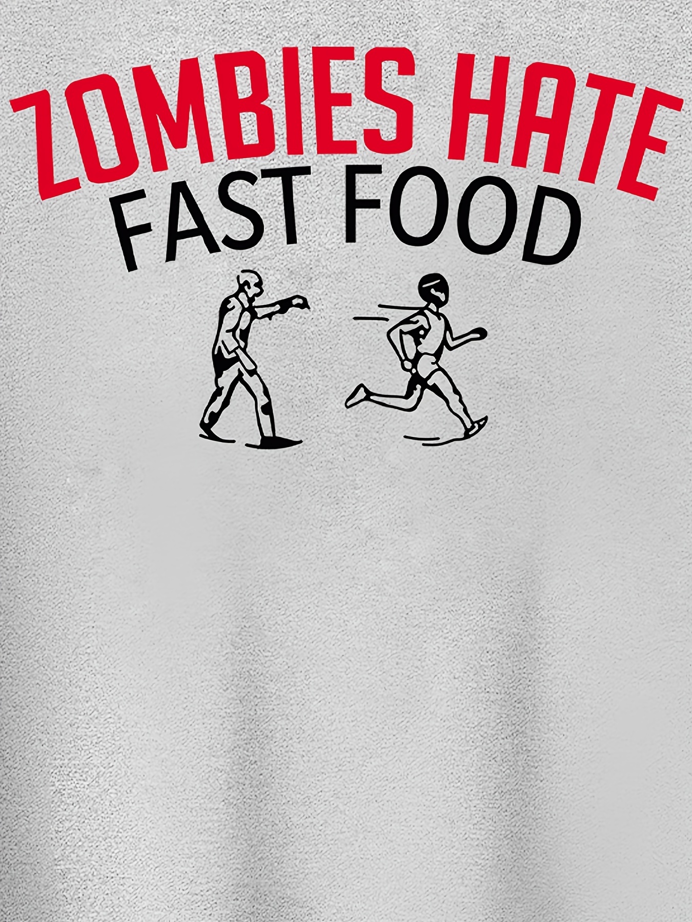 Camiseta Zombies Hate Fast Food