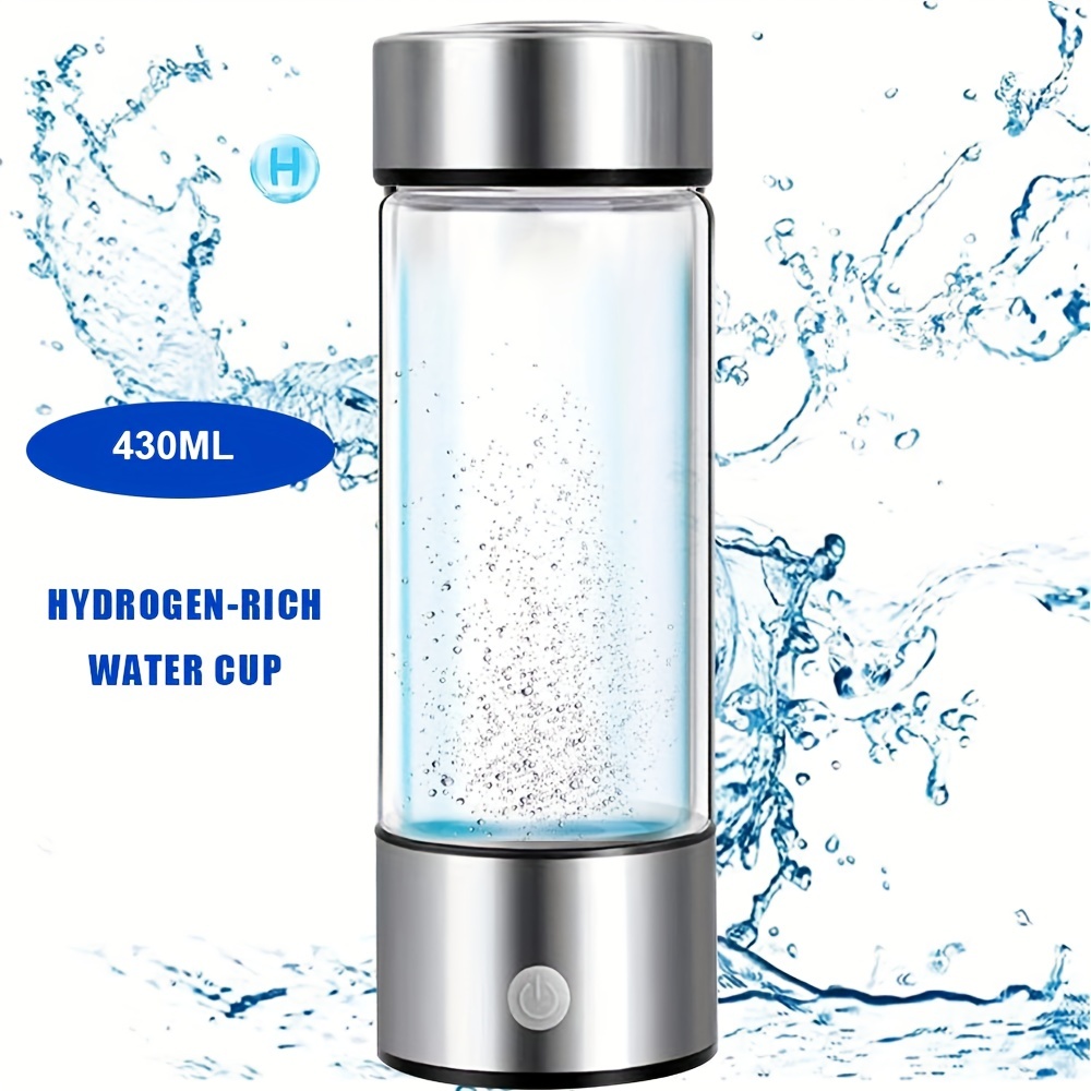 430ML Water Ionizer Bottle | Hydrogens Rich Water Cup | Alkaline Water Generator | USB Rechargeable