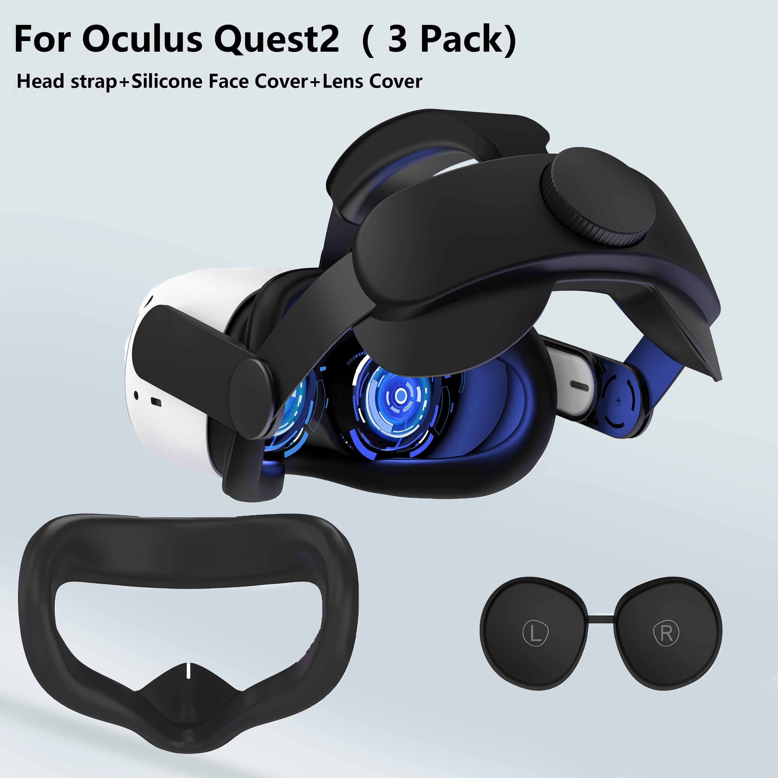 Funda de transporte rosa para Meta Quest 3/Oculus Quest 2/Pico 4/Quest Pro,  compatible con accesorios de correa de auriculares Elite/batería, funda