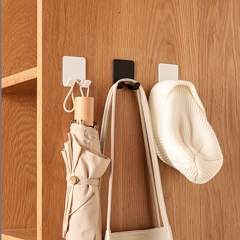 Adhesive Hanging Wall Hook Wood Plastic Material Hook Punch - Temu