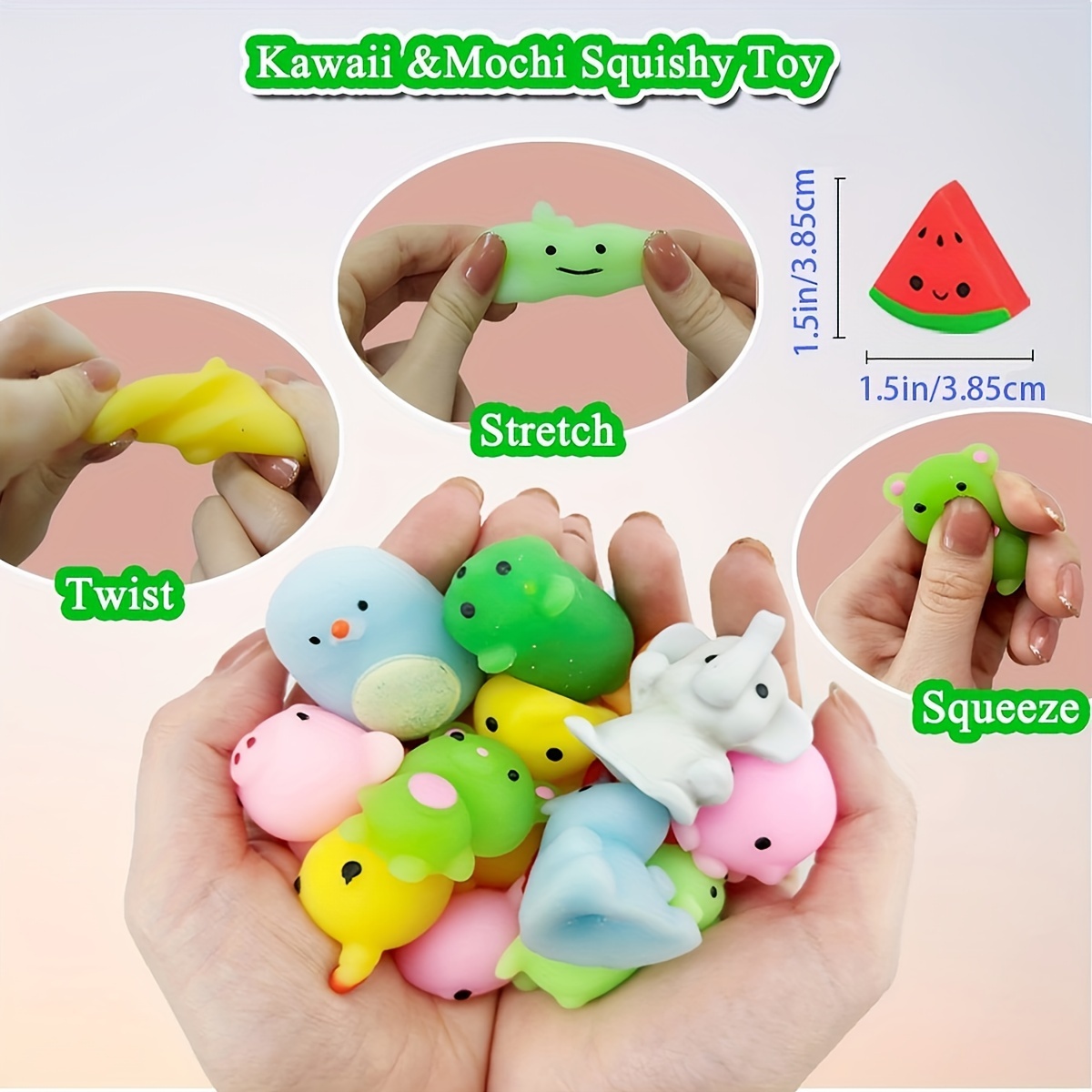 Mini Squishy Toys Kids Party Favors Random Animals Mini - Temu