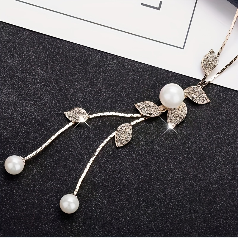 4 Strass Knopf-Abdeckungen 2.8cm - Perlen Manschettenknöpfe Für Hemden & Blusen