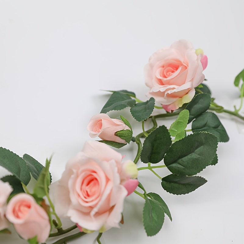 造花のつる アーティシャルフラワー 薔薇 花輪 3つセット - フラワー