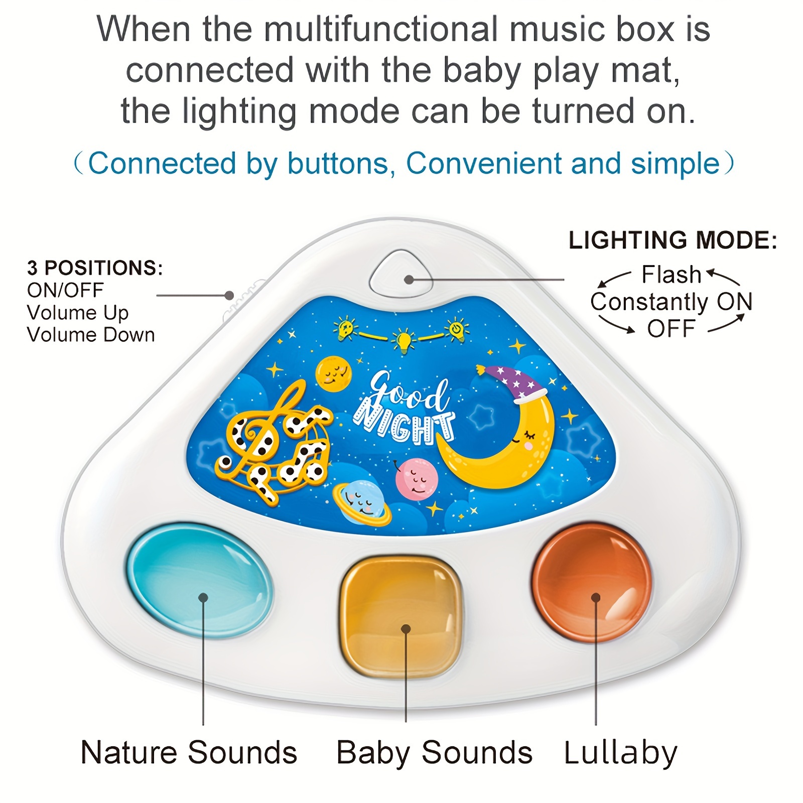 Light up baby play sales mat