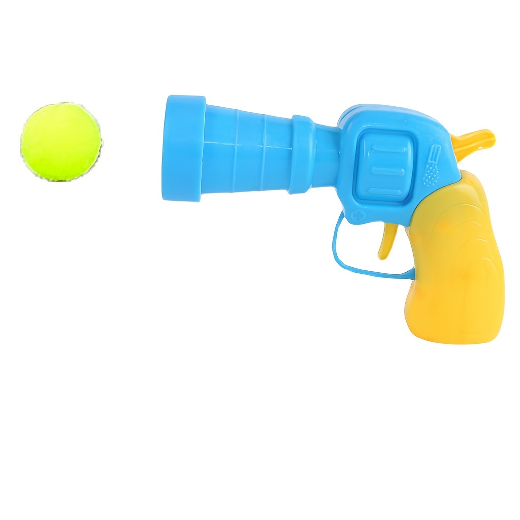 Plush Ball Shooting Gun, Mini Foam Balls Blasters, Pet Hairball Launch  Toys, Interactive Cat Toy, Mini Foam Ball Shooting Gun