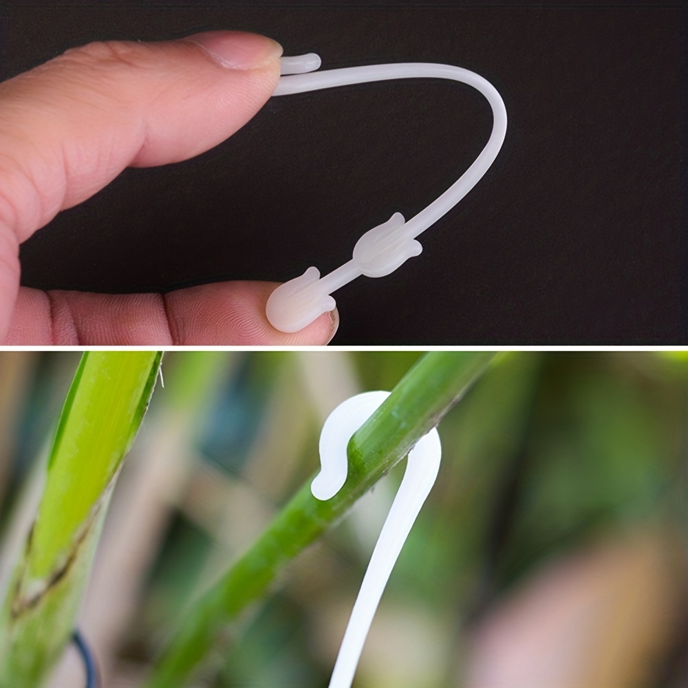 Plastic Arch Support Plant Clips Tomato Clip J Hook for