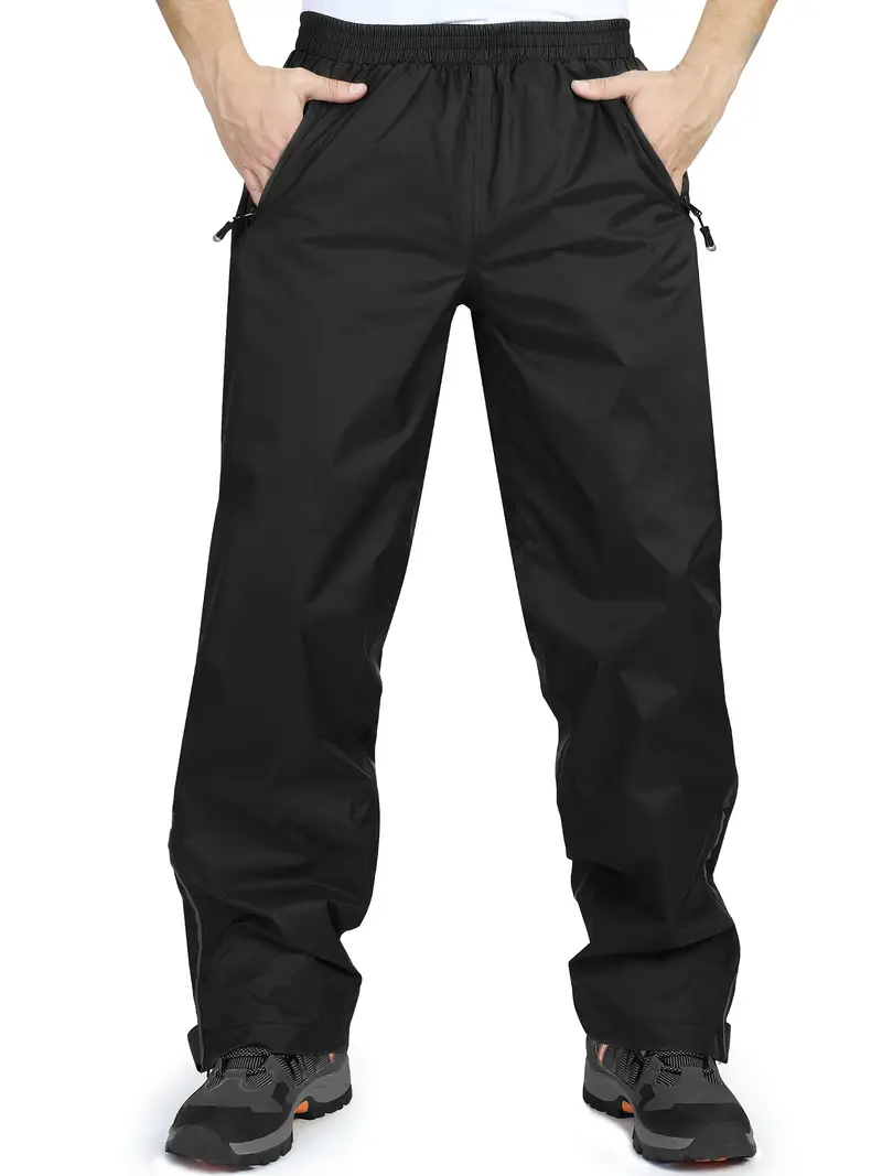 Men's Waterproof Cycling Pants Zipper Pocket Casual Nylon - Temu