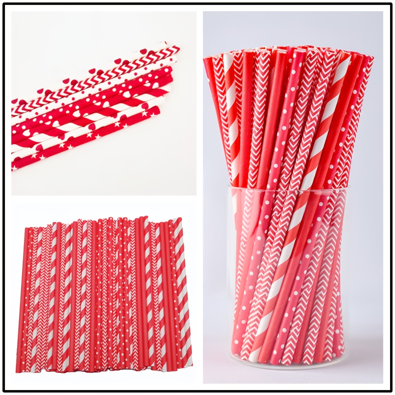 6Pcs Christmas Drinking straws Santa Elk shape straw Reusable Christmas  plastic straw Kids New Year Christmas