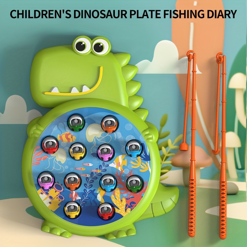 Dinosaur Fishing Game Toy]intelligent Interesting Fishing - Temu Canada