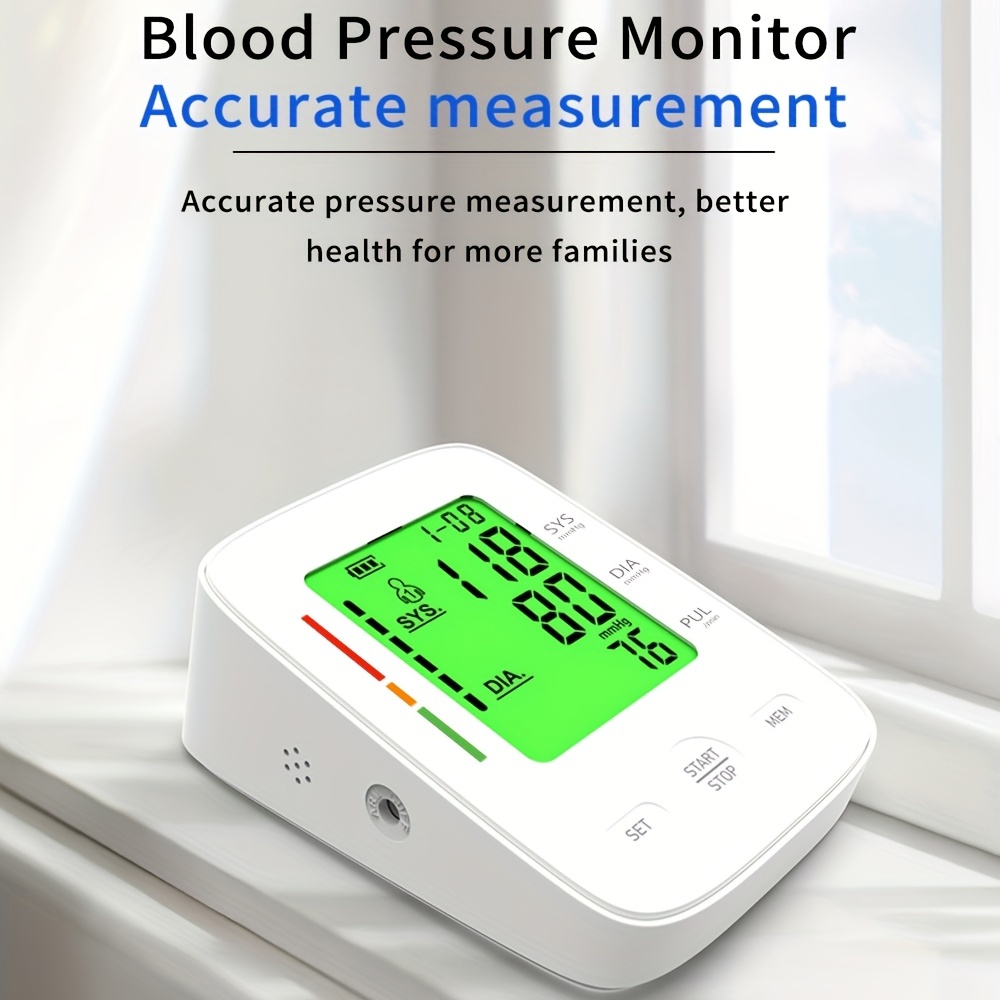 FDA Approved Medical Upper Arm Digital Blood Pressure Monitor