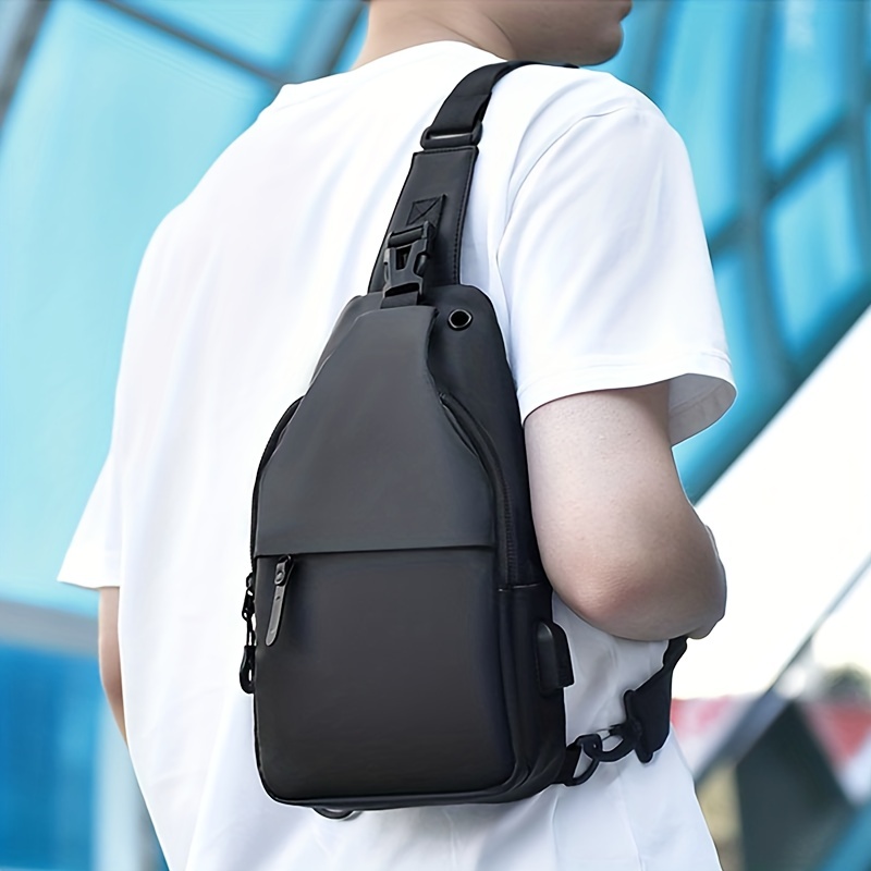 Designer Unisex Chest Bag One Shoulder Men's Vertical Square Bag Large  Capacity Multifunctional Small Backpack Crossbody Bag - Chest Bags -  AliExpress