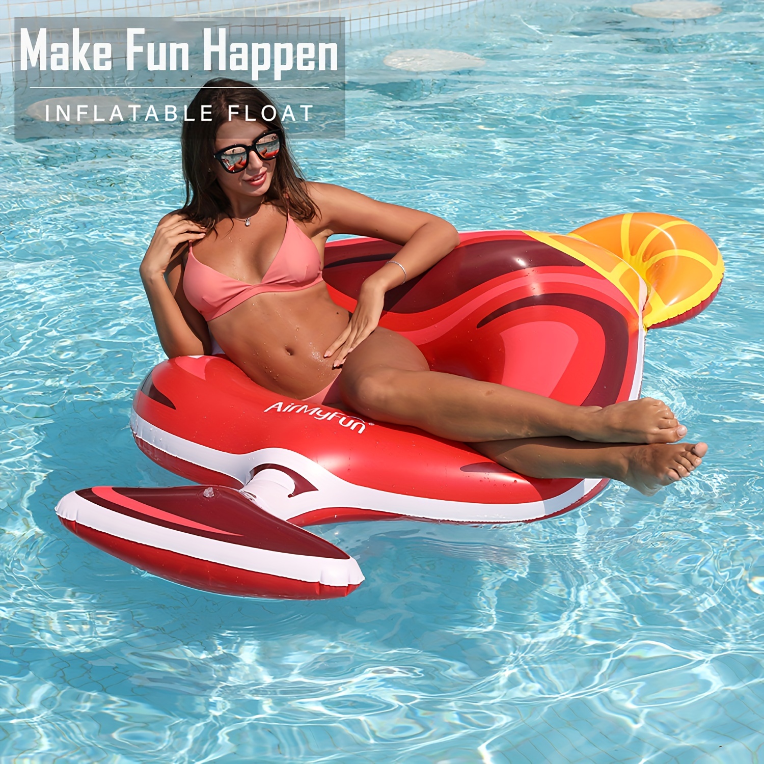 Bouée gonflable sirène pour piscine gonflable, flotteur de piscine, salon,  raft, décorations d'été, plage, eau