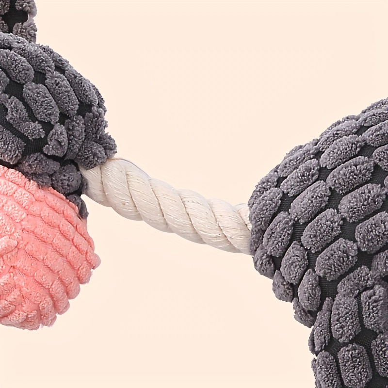 plush donkey shaped pet dog toy bite resistant and grinding teeth plush toy with bb sound 3