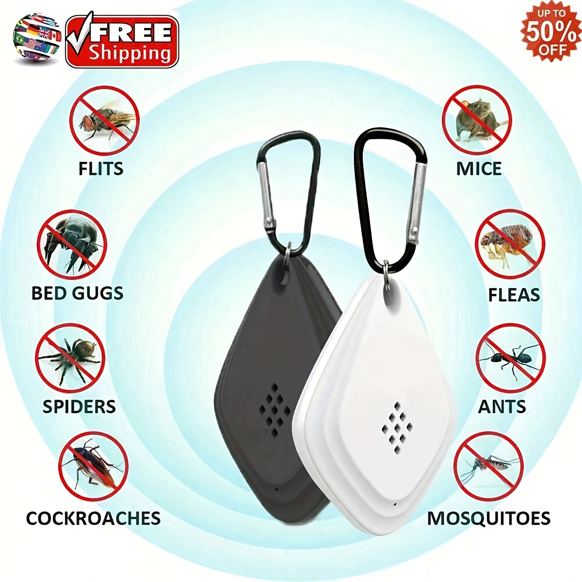 Elektronischer Ultraschall-mückenschutz, Insektenschutz, Zecken