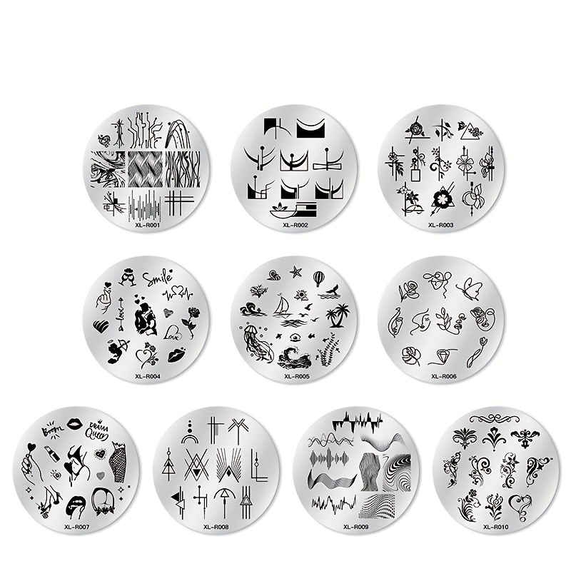 Nail Art DIY Stamping plates Logo Style Stamping gel 大牌美甲印花