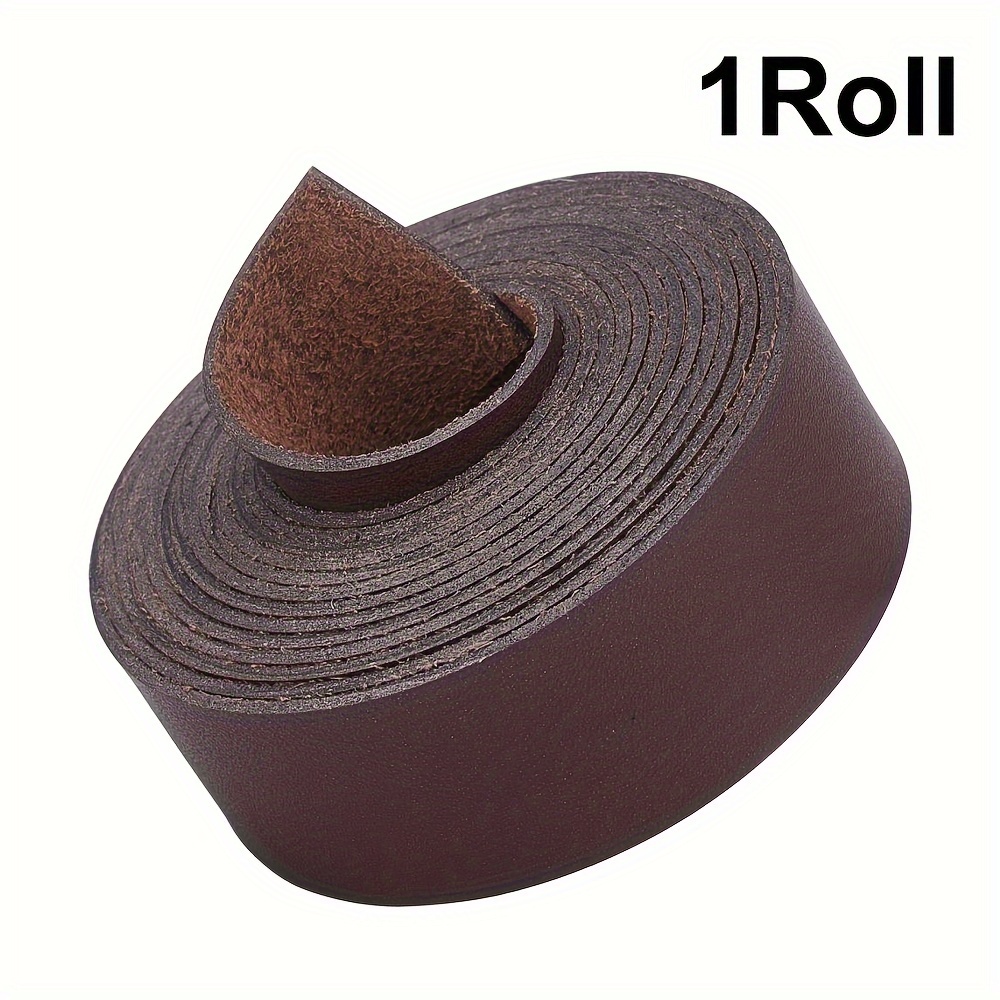 1 Roll PU Leather Ribbon, Faux Leather Straps For Bags Jewelry DIY Crafting  Making, Coconut Brown, 20x1mm, About 78.74inch/roll