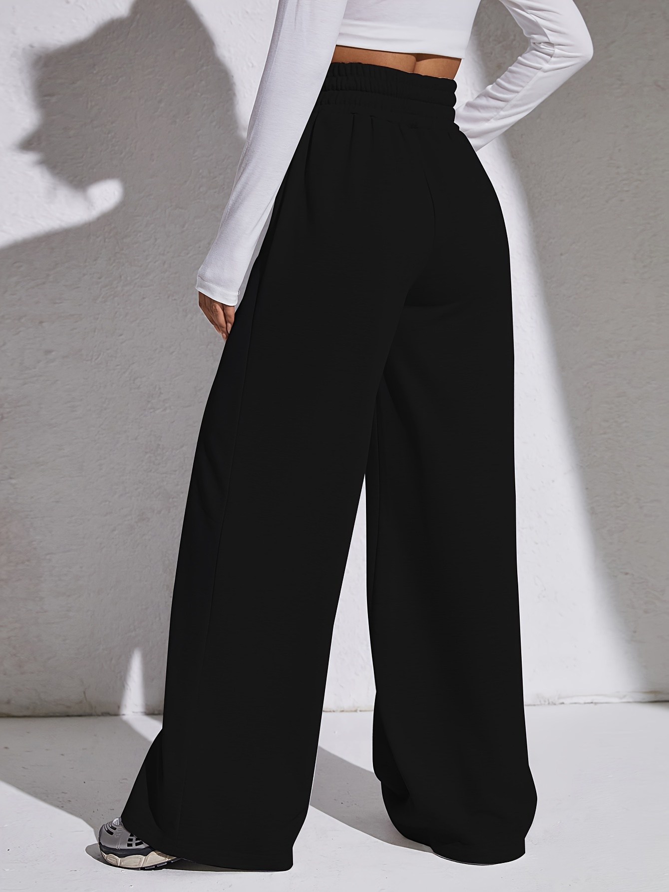 Femme Pantalon fluide taille élastique avec cordons de serrage KELDA Only |  Pantalons - Vintage Plus