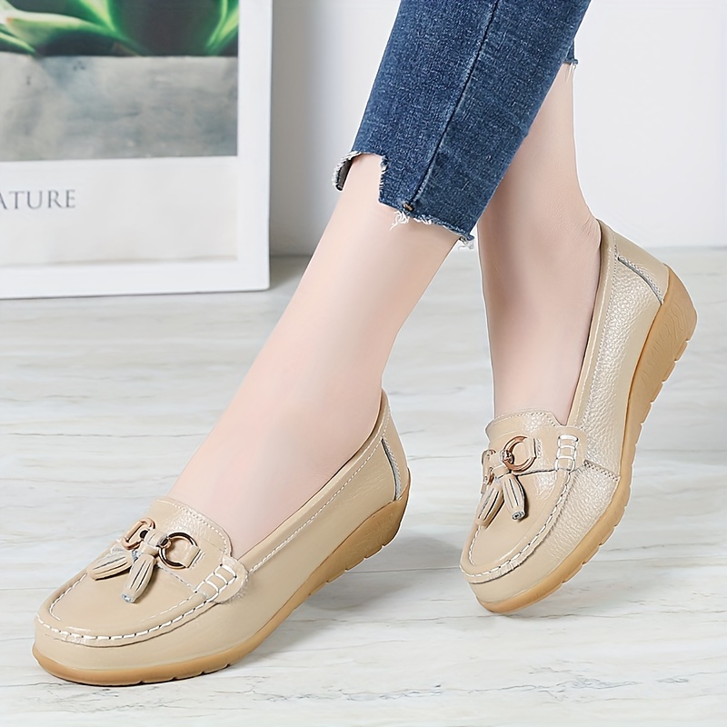 Tassels Round Toe Flat Loafers main image 0