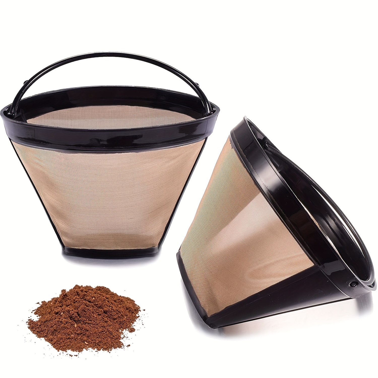 brikinte Reusable Coffee Filter for Ninja Dual Brew Coffee Maker, 2 Pack K  Cup Reusable Coffee