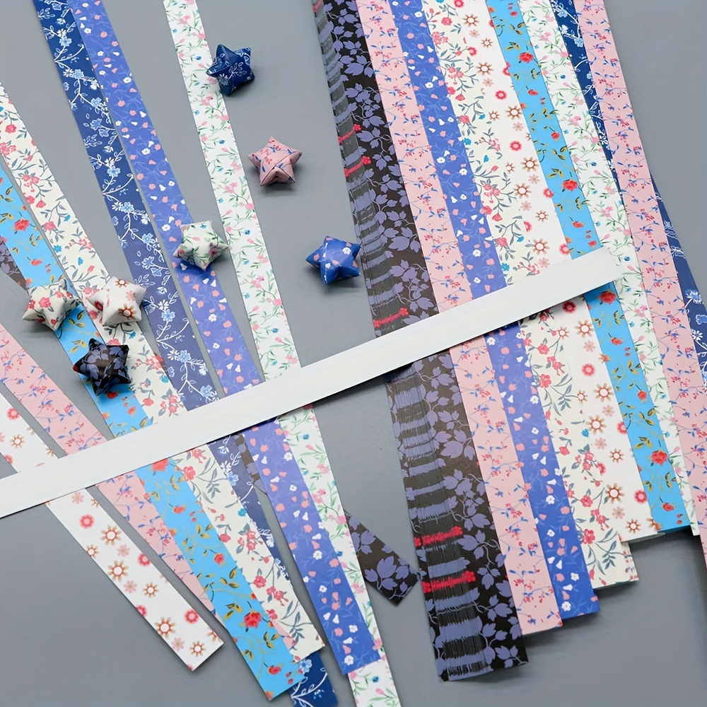  Origami Star Paper Strips, Handmade DIY Lucky Star Origami,  Star Pattern : Arts, Crafts & Sewing