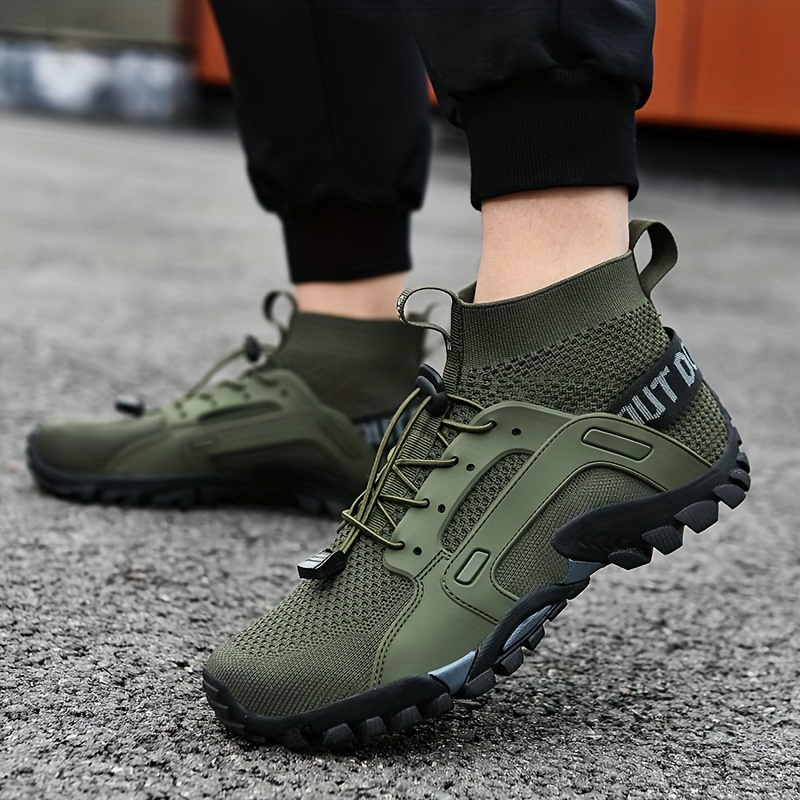 Plus Size Men s Trendy High Top Water Shoes Comfy Non Slip Temu