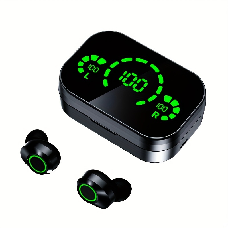 CIRCE TWS YD03 Wireless Earphones With LED Display, Noise Reduction, Waterproof, And Rechargeable Battery - Perfect For Outdoor Sports And Cycling_voghion.com