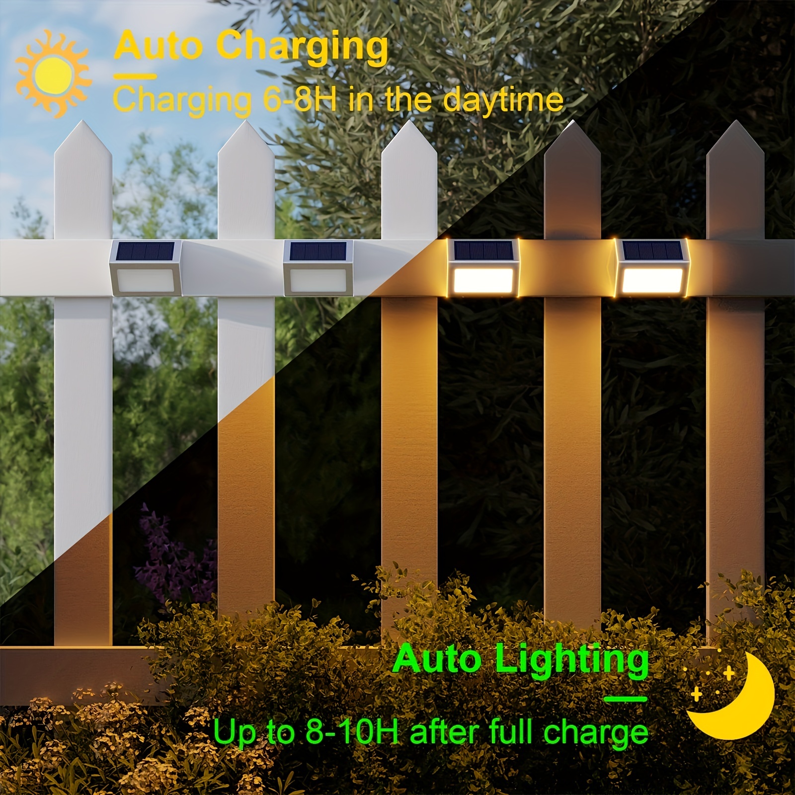 Solar Deck Light Solar Lamp Waterproof Led Stainless Steel Temu