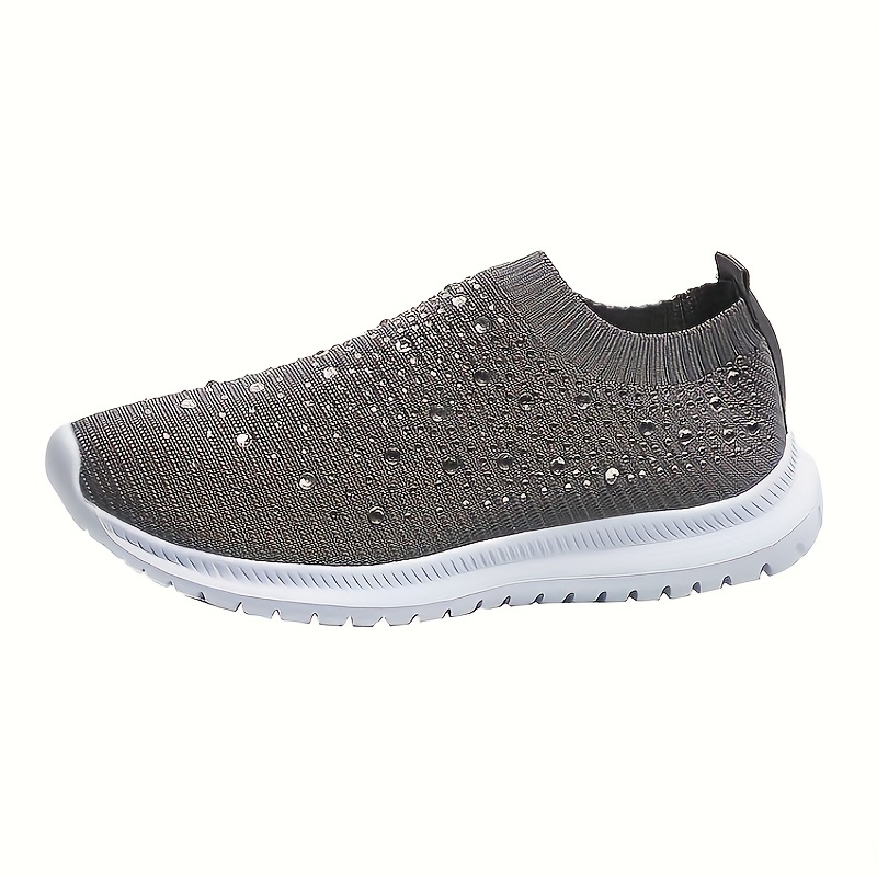 Women's Fashion Rhinestone Mesh Breathable Tennis Sports - Temu