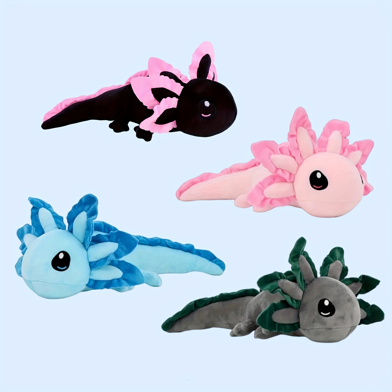 4 Styles Adorable Axolotl Plush Toys Soft Axolotl Stuffed - Temu