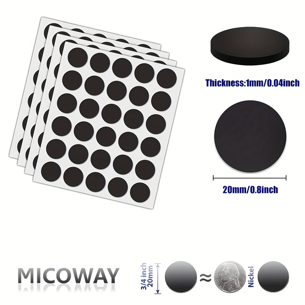 Magnetic Dots - Self Adhesive Magnet (0.8 x 0.8