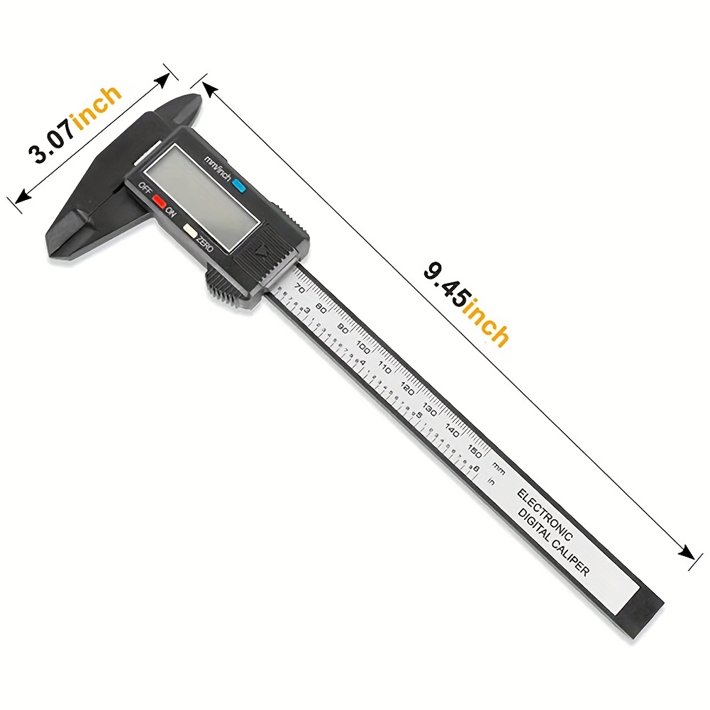 1pc Calibre Vernier Digital 150mm Calibre Digital - Temu