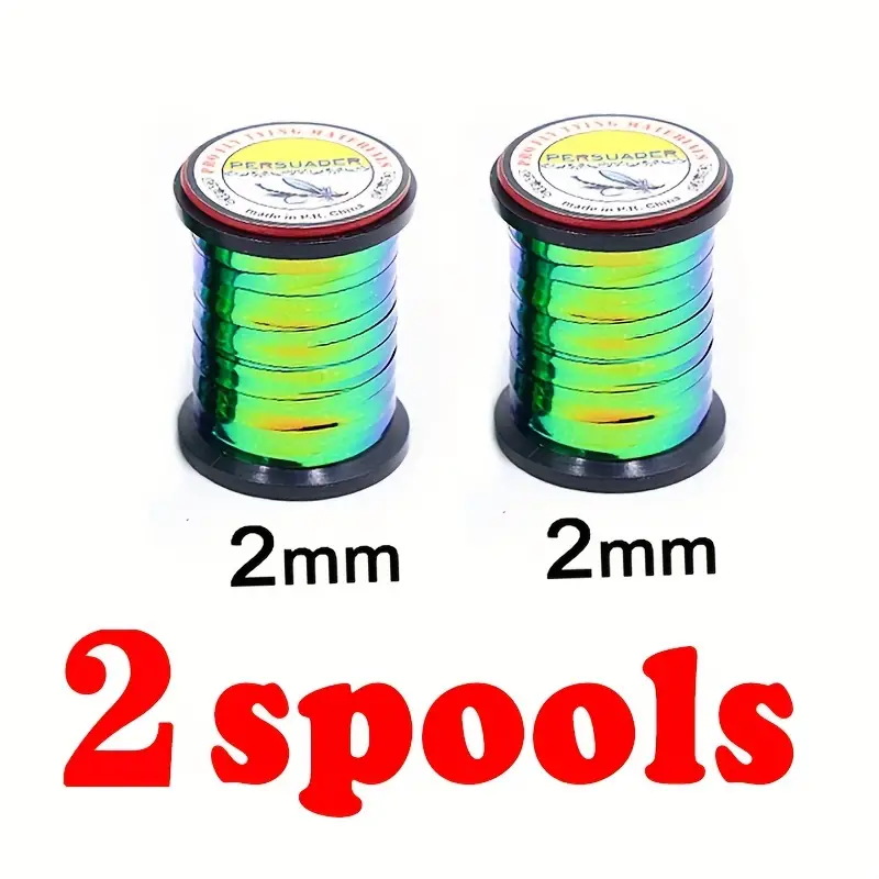 Royal Sissi 2 Spools Thick Tinsel Line Artificial Fly Nymphs