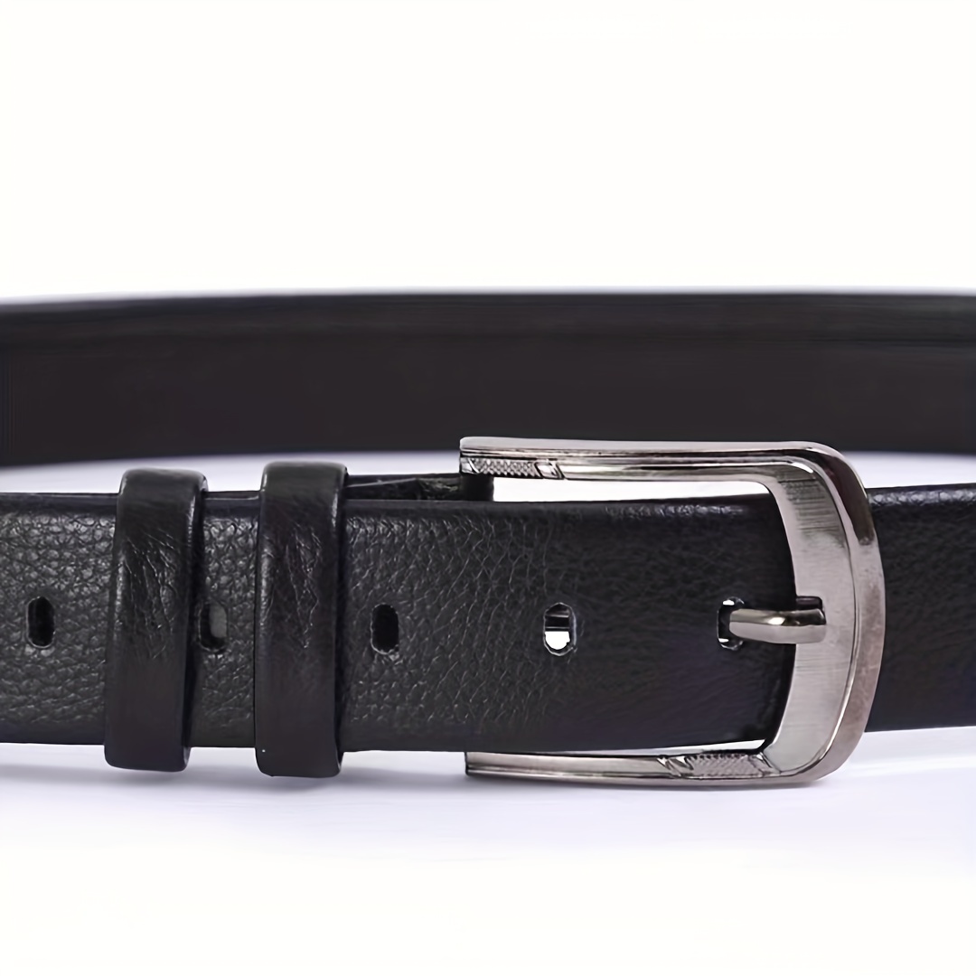 Men's Casual Pin Buckle Belt, Business Fashion Youth Pants Jeans Belt