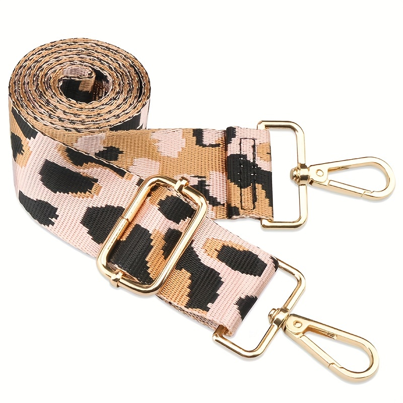  Purse Strap Replacement Crossbody, Pink Leopard Purse Strap for  Women Adjustable Bag Straps Replacement Crossbody Replacement Straps for  Handbags Shoulder Strap with Stripe : Clothing, Shoes & Jewelry