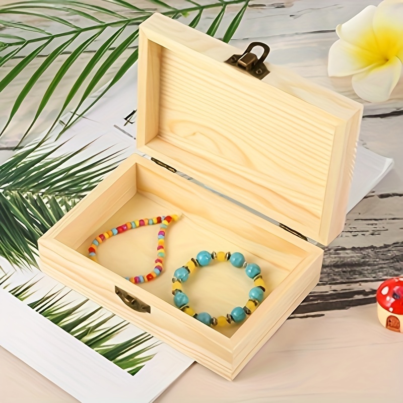 Diy Jewelry And Accessory Storage Box With Hinged Lids - Temu