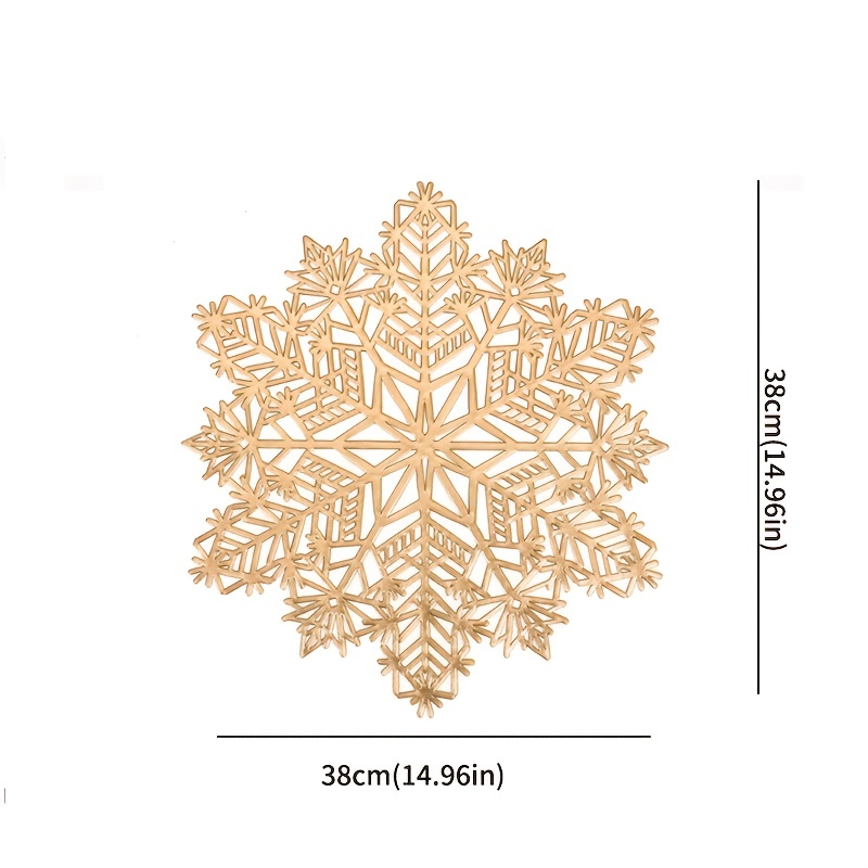 Snowflake Placemat Heat resistant Non slip Washable And - Temu