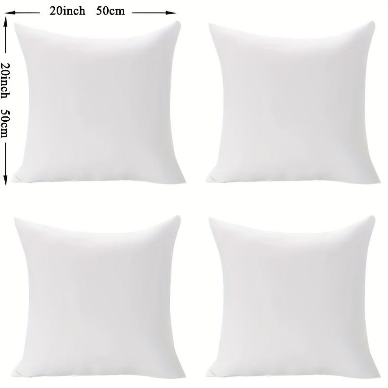 Throw Pillow Core Pp Cotton Pillow Insert Frosted Cloth - Temu Australia