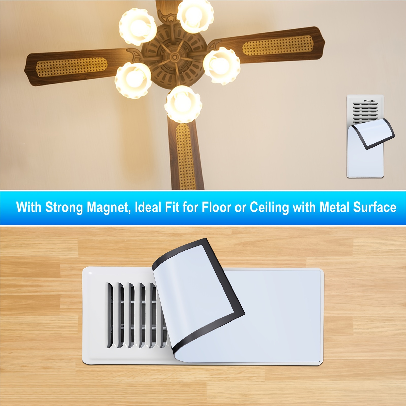 Strong Magnetic Vent Covers Vent Covers For Home Floor - Temu