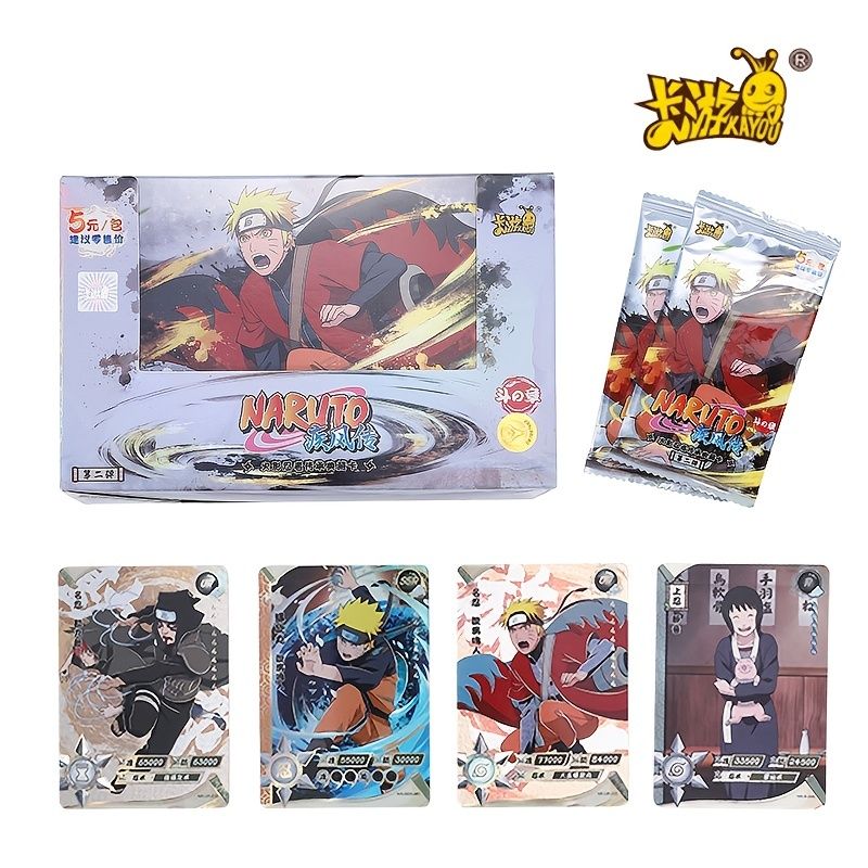 Naruto Cards Brave Fighting Edition Collection Anime Figures Hero Naruto  Anime Paper Game Flash Cards Original Movie 100pcs - Toys & Games - Temu