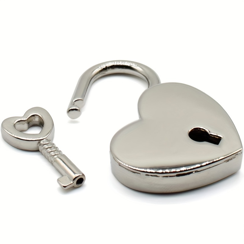 Stainless Steel Chain Necklace with Small Square Padlock