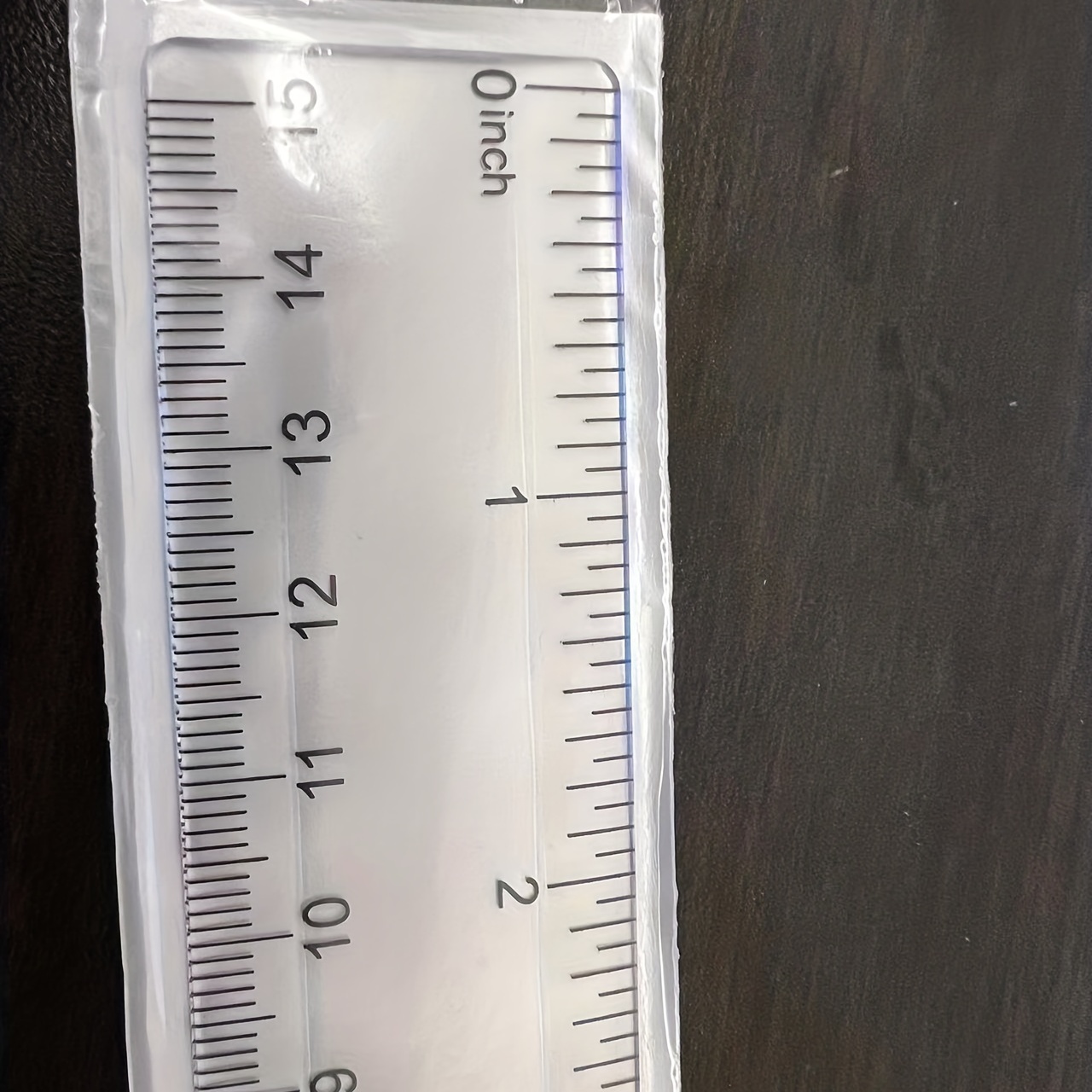 Transparent 30cm Scale Ruler Plastic Straight Ruler