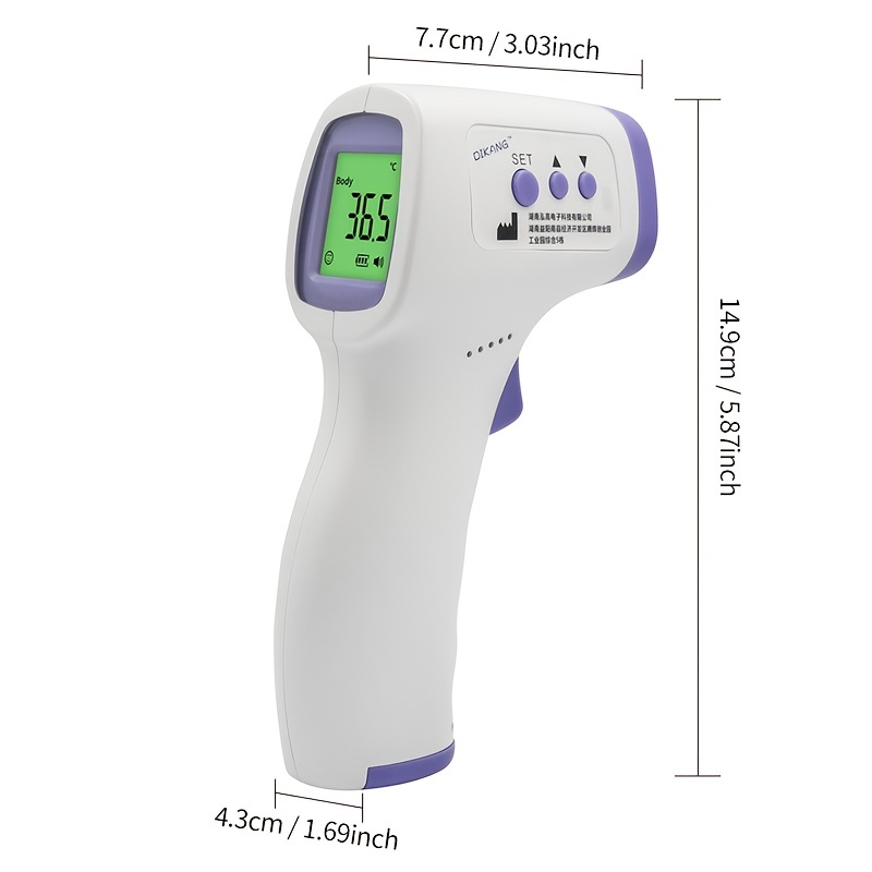 Digital Thermometer for Baby - No Touch Forehead & Body Surface Modes - Instant Readings - AAA Battery Not Included