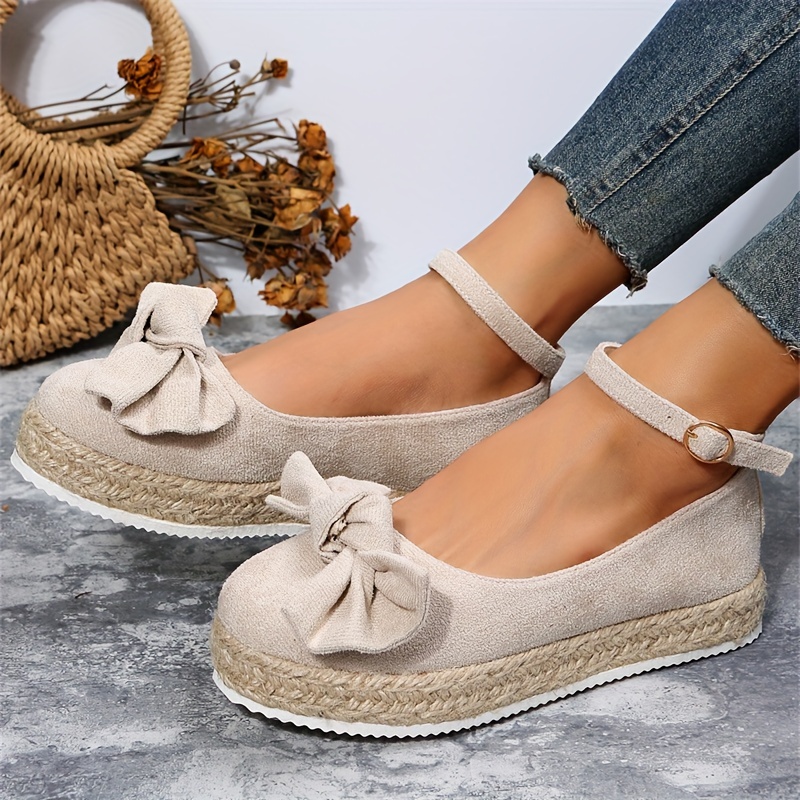 Espadrille cheap avec noeud