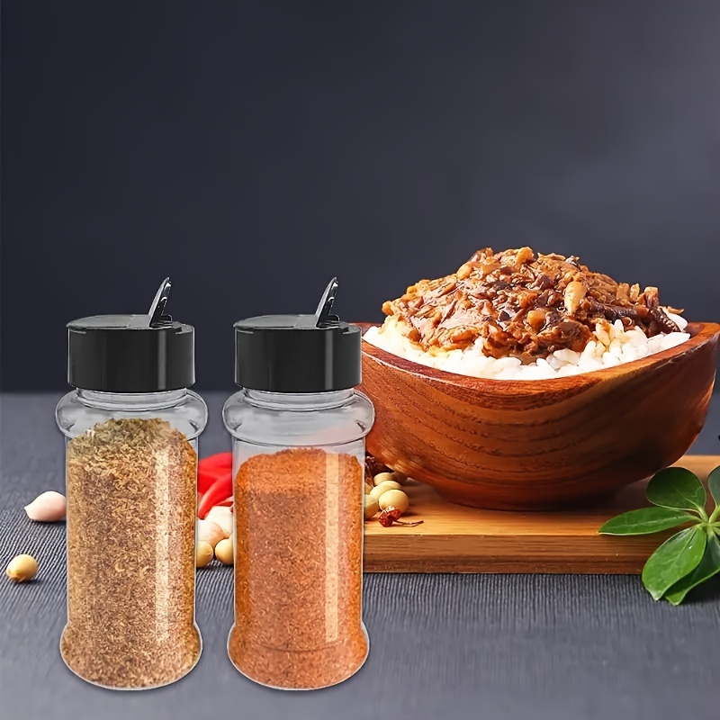 Spice Jar, Spice Bottle, Pepper Shakers, Seasoning Bottle, Kitchen  Seasoning Jar, Glass Monosodium Glutamate Bottle, Outdoor Pepper Shakers  For Kitchen Camping Picnic Bbq, Spice Bottle With Bamboo Lid, Home Kitchen  Supplies, Bbq