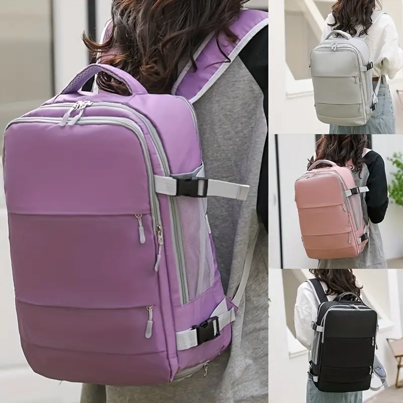 Versatile Minimalist Travel Storage Backpack Zipper match - Temu Cyprus