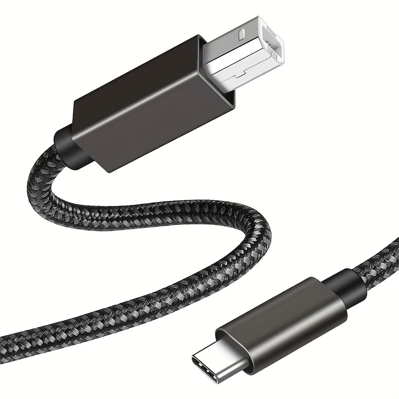 Câble USB 2.0 vers mâle, 1m/1.5m /5m, pour imprimante Epson HP/Canon