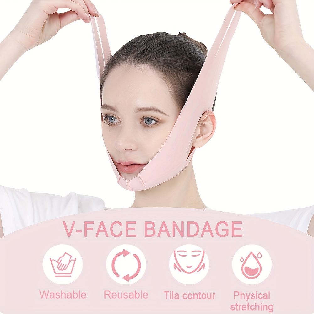Facial Lifting Firming Strap Chin Lift Facial Mask Sagging - Temu