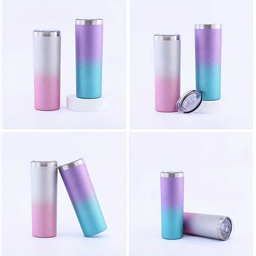 Sparkle On The Go: Stainless Steel Insulated Tumbler With - Temu